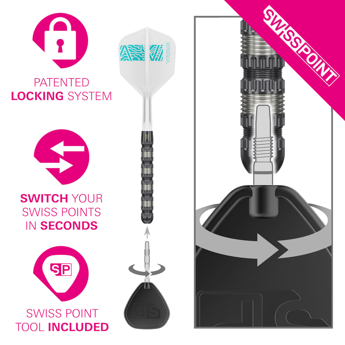 ROB CROSS 95K STEELDARTS - DreamDarts Dartshop