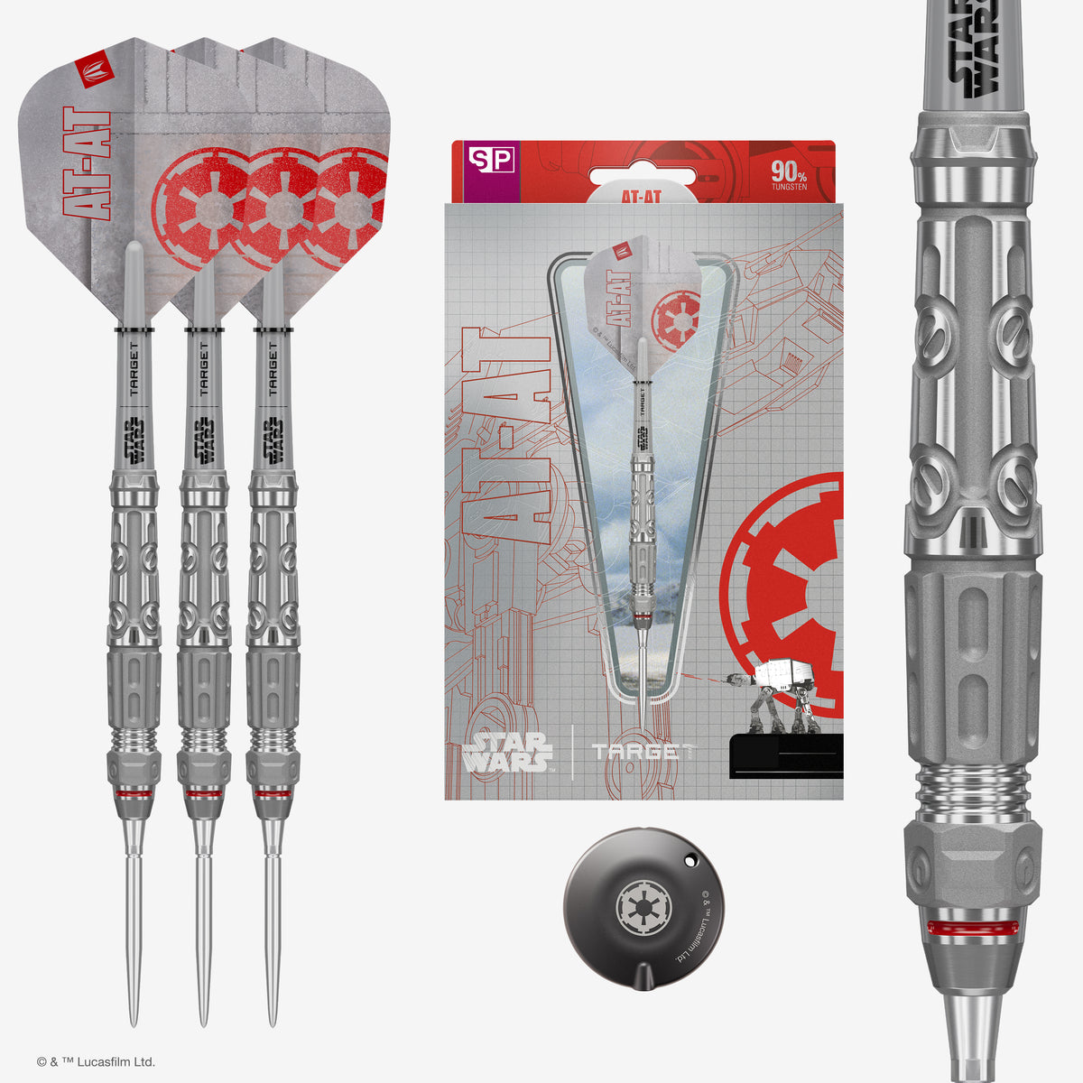 STAR WARS AT-AT 90% SP STEEL TIP DARTS 2026 - DreamDarts Dartshop