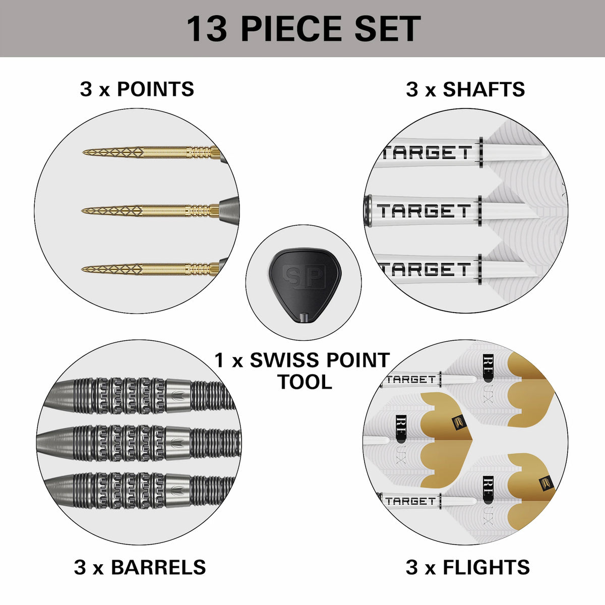 Target Redux 02 90 % Steeldarts - DreamDarts Dartshop