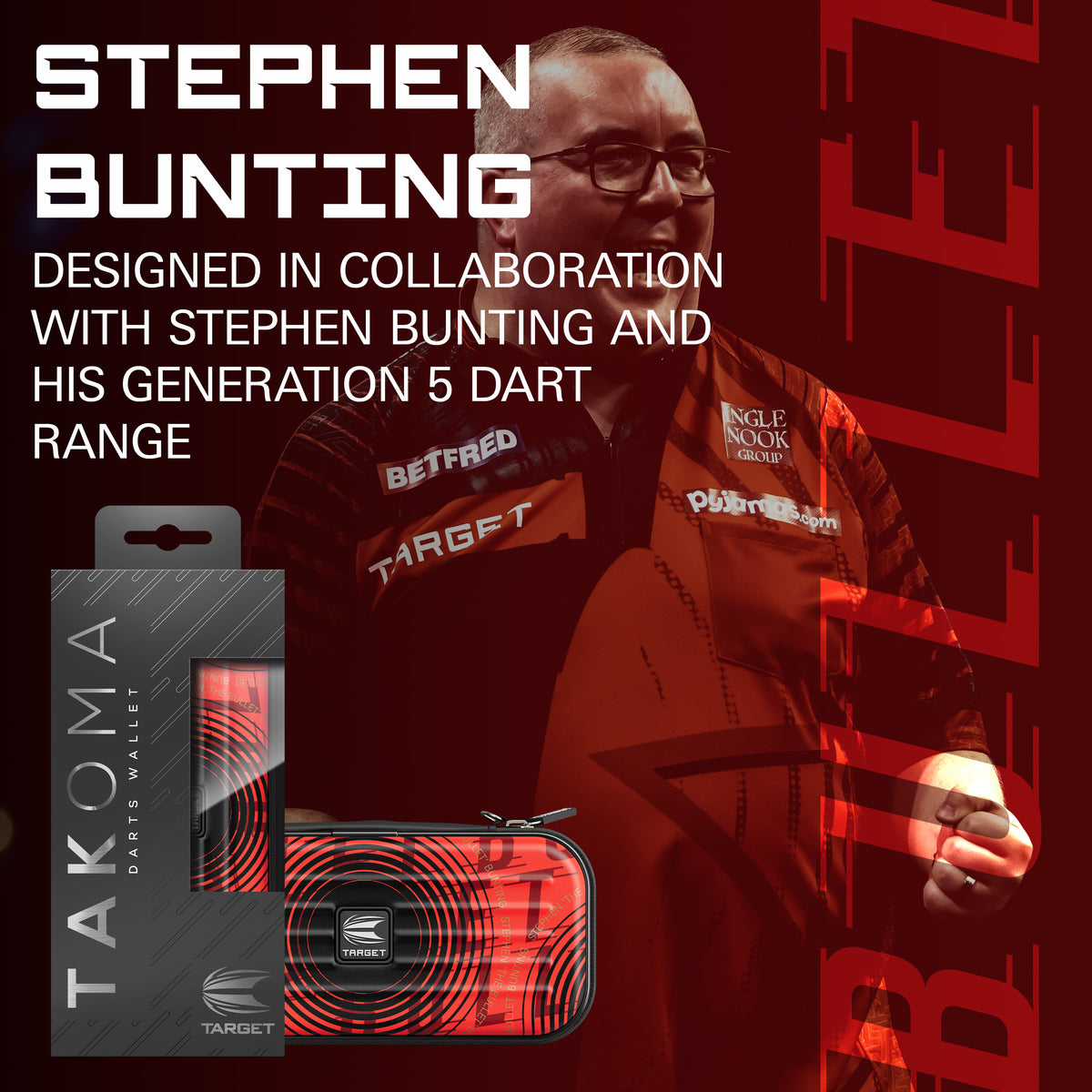 STEPHEN BUNTING TAKOMA WALLET 2024 - DreamDarts Dartshop