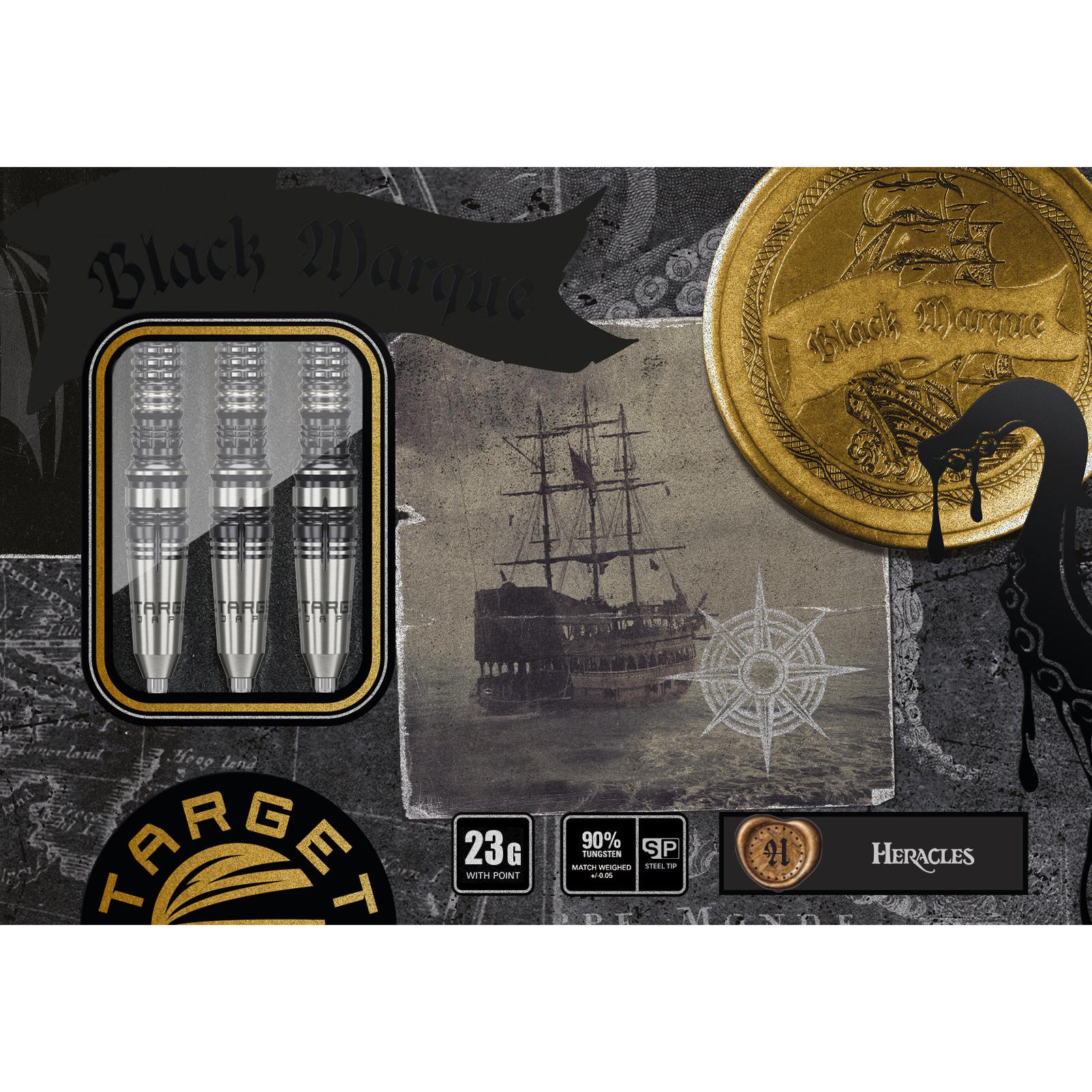 BLACK MARQUE HERACLES 90% STEEL TIP DARTS - DreamDarts Dartshop