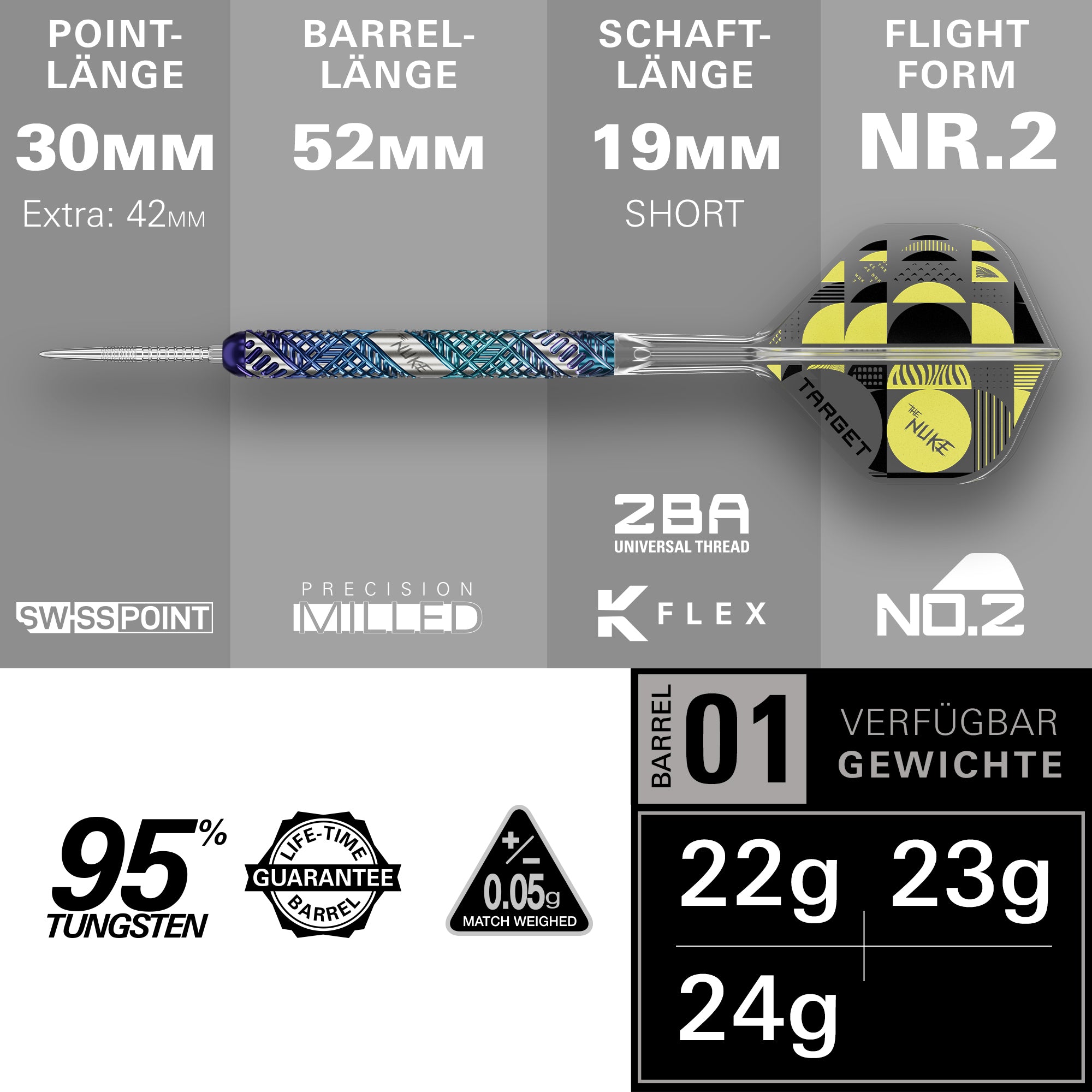 LUKE LITTLER EDGE 95% SP STEEL TIP 2025 - DreamDarts Dartshop