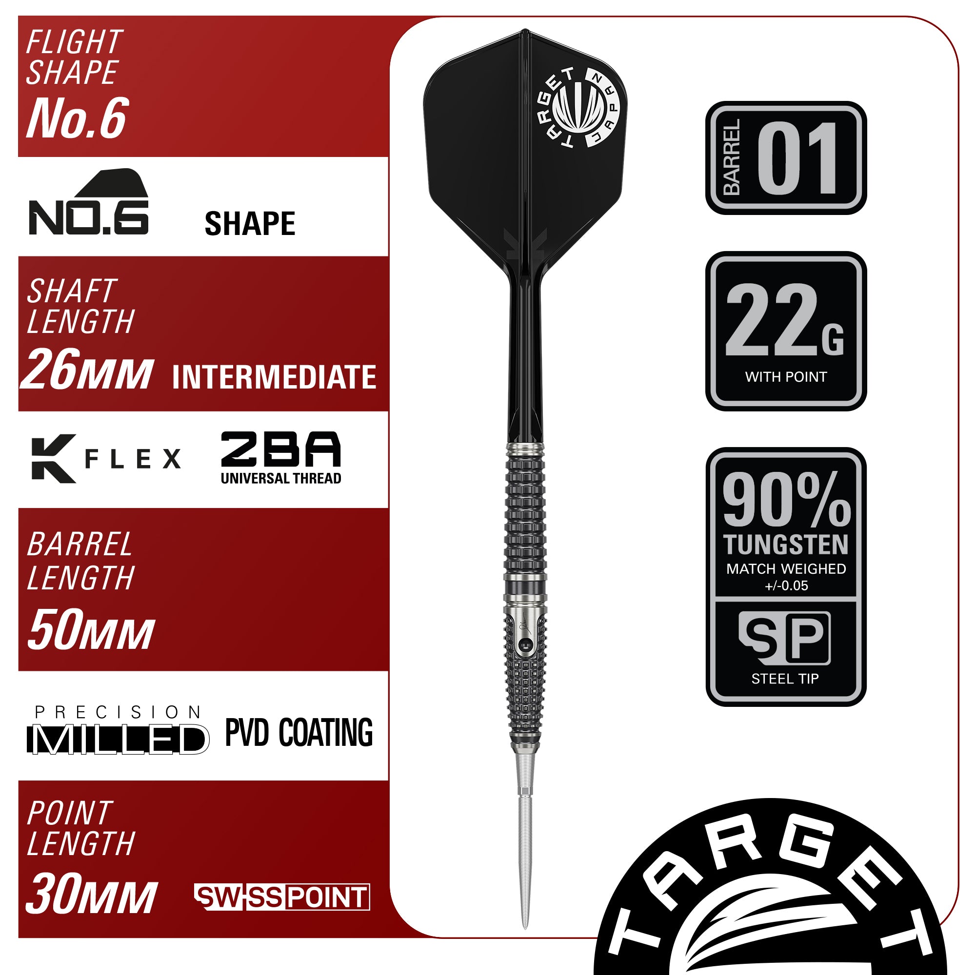 Paul Lim "The Legend" Gen9 90% Steeldarts - DreamDarts Dartshop