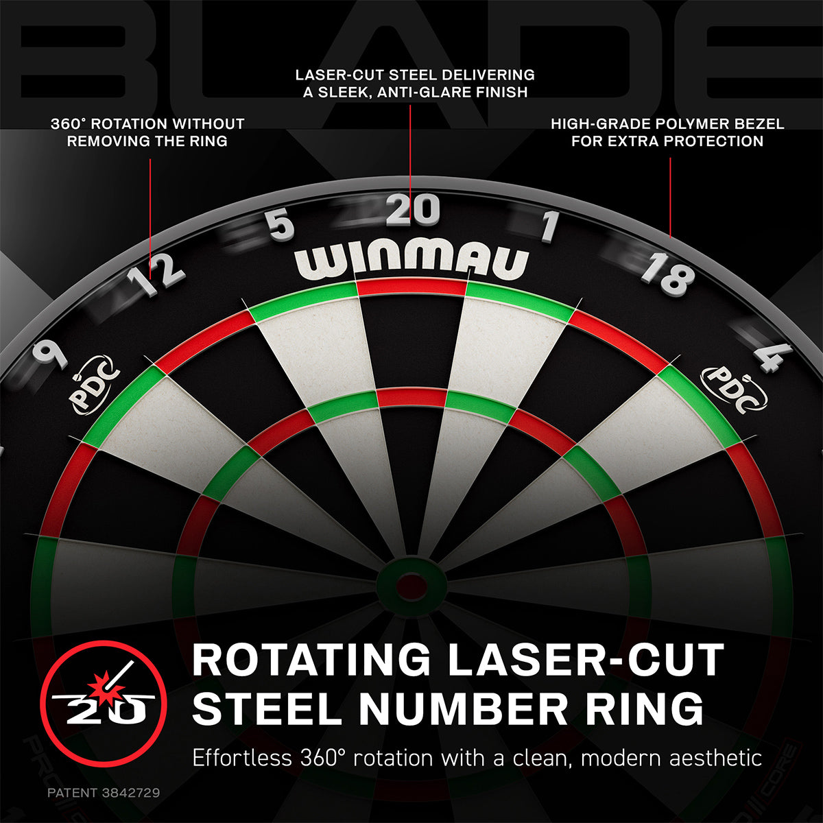 Winmau Blade X - Offizielles PDC Dartboard - DreamDarts Dartshop