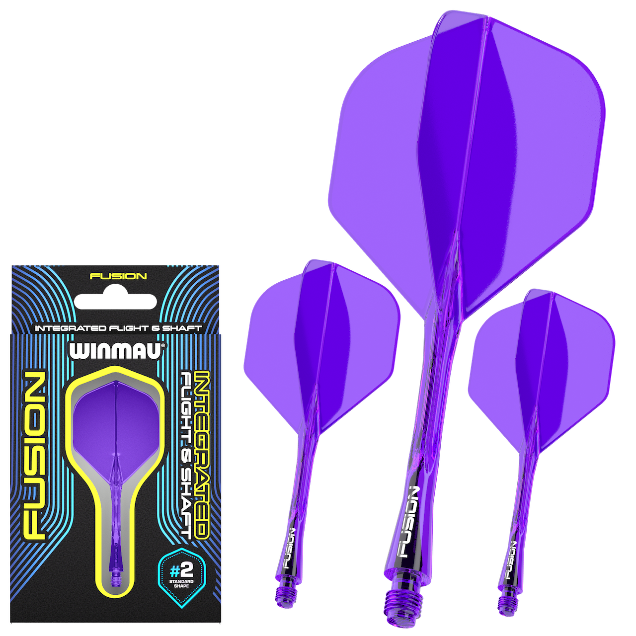 Fusion Flights Purple - DreamDarts Dartshop