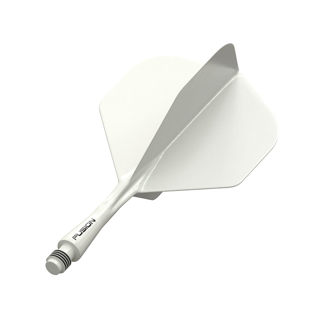 Fusion Flights Solid White - DreamDarts Dartshop