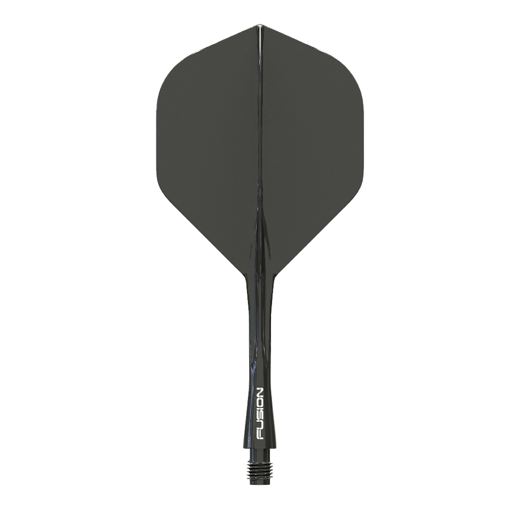 Fusion Flights Solid Black - DreamDarts Dartshop