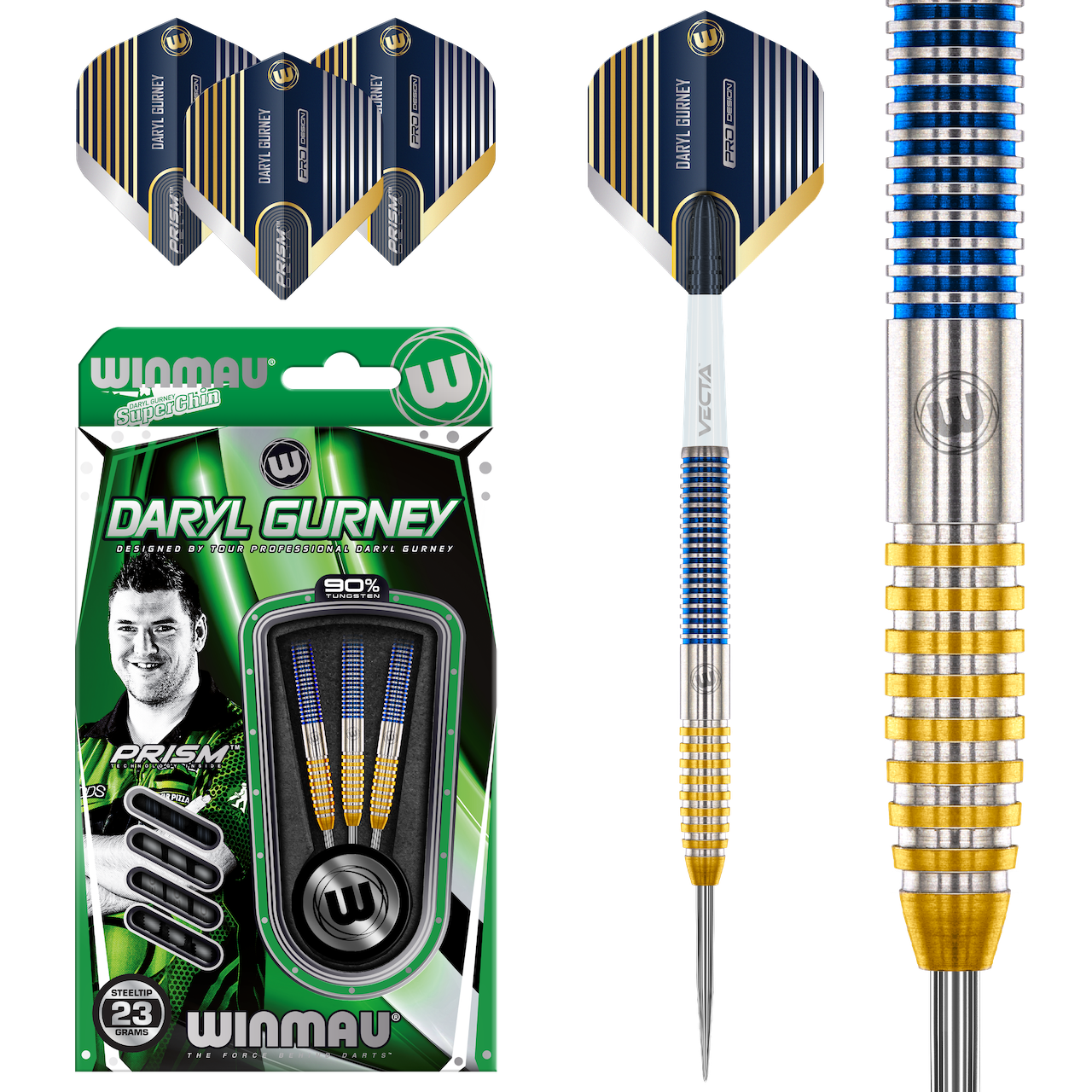 Daryl Gurney SC 1.0 90% Steeldarts - DreamDarts Dartshop