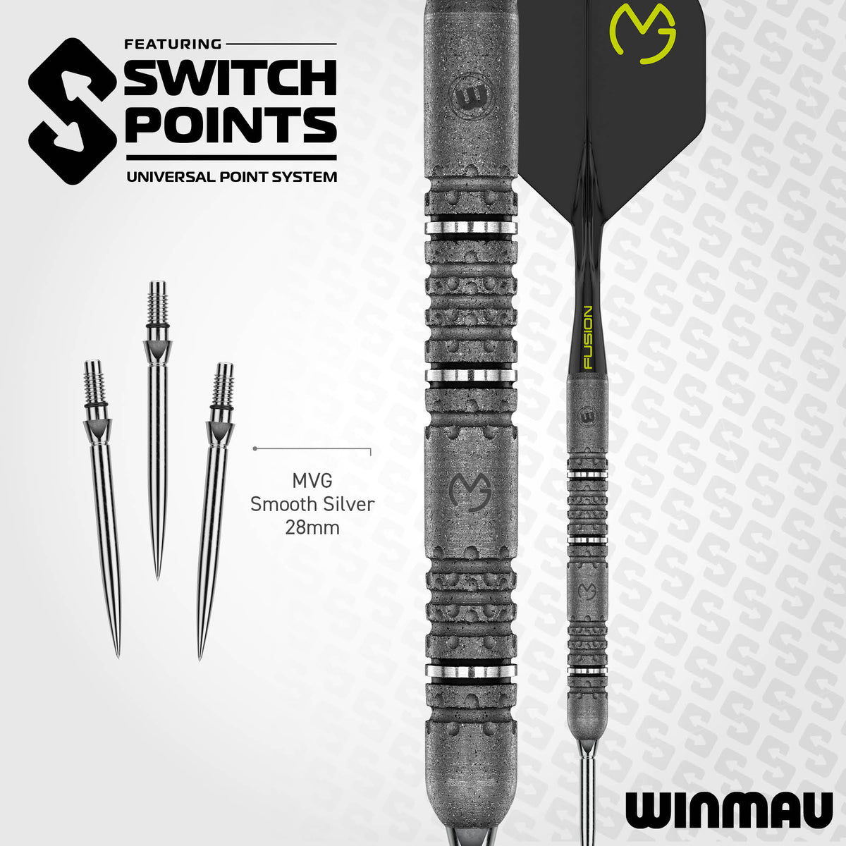 MvG Signature Edition Switch Point 90% Steeldarts - DreamDarts Dartshop