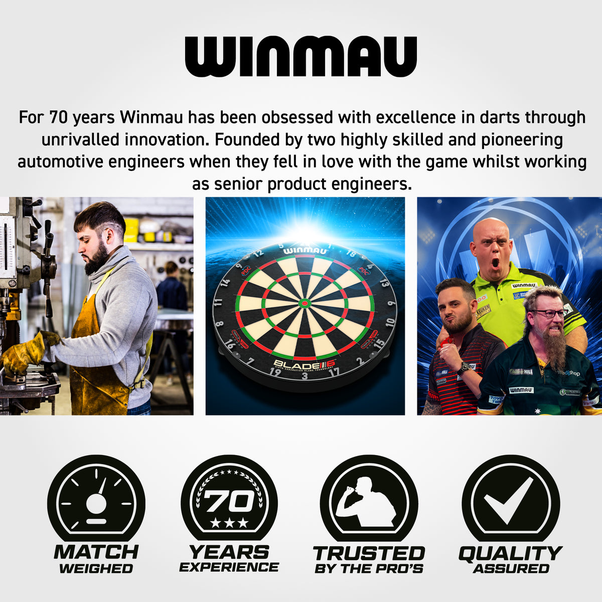 Winmau Lunaris Tapered 90% Steeldarts - DreamDarts Dartshop