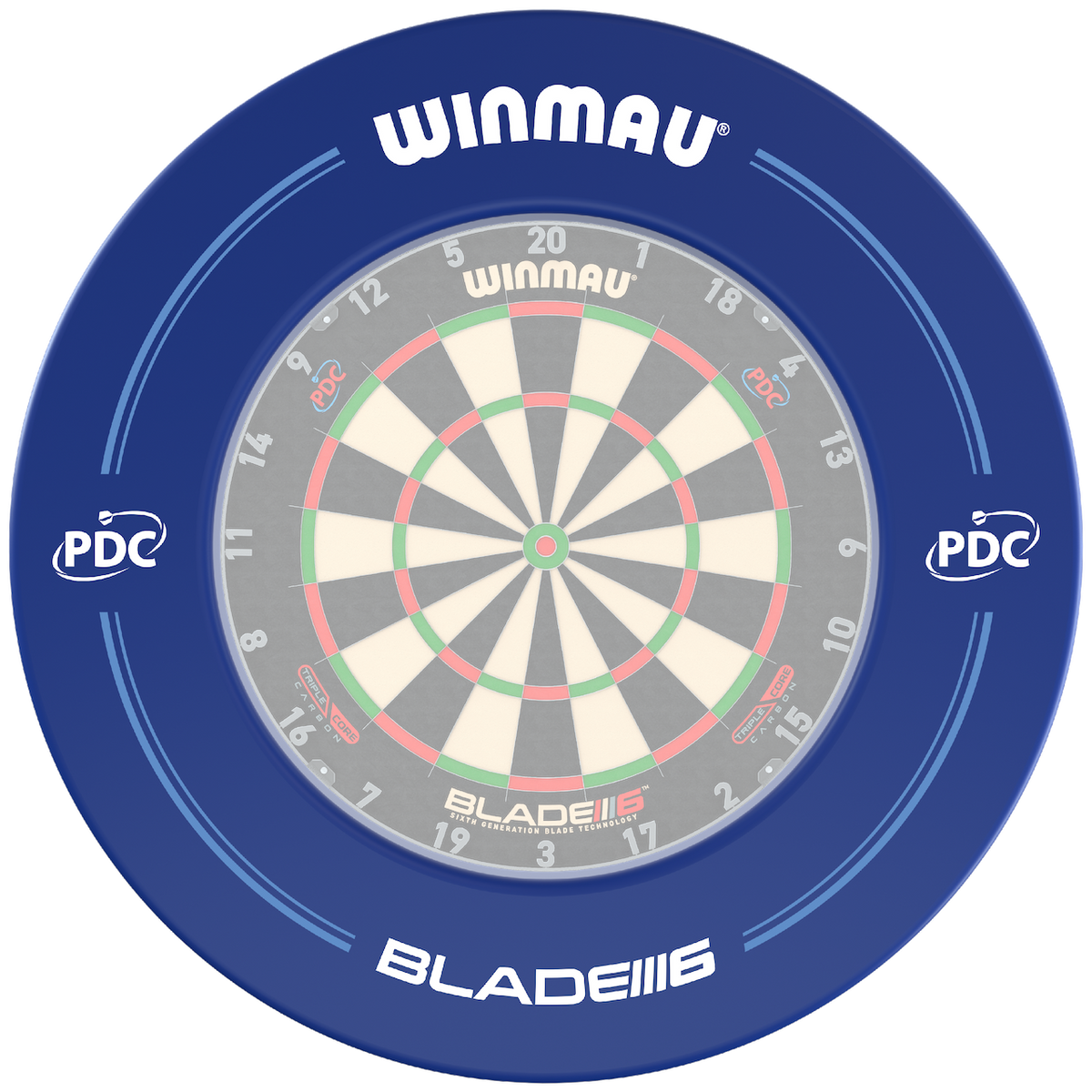Winmau 2024 PDC Surround Blue - DreamDarts Dartshop