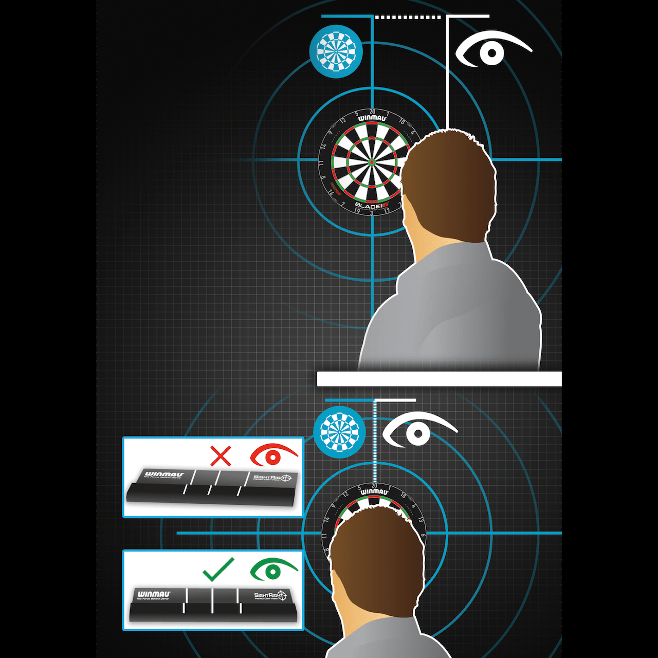 SightRight 2 Trainingshilfe - DreamDarts Dartshop