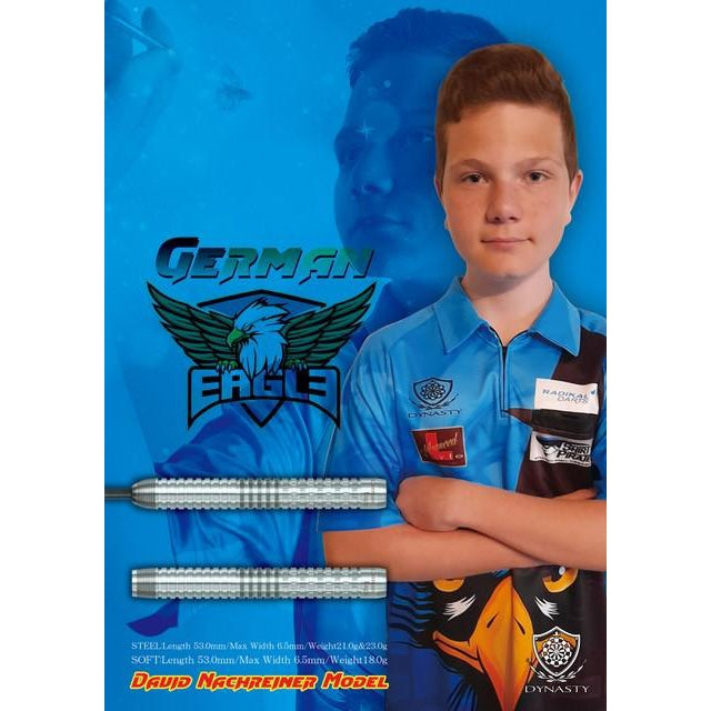 David Nachreiner A-Flow Black Line 90% Steeldarts - DreamDarts Dartshop