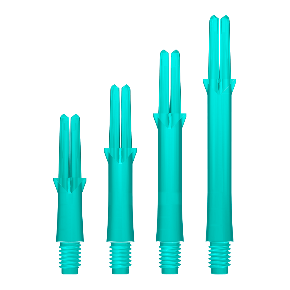 L-Shaft Locked Straight - Emerald - DreamDarts Dartshop