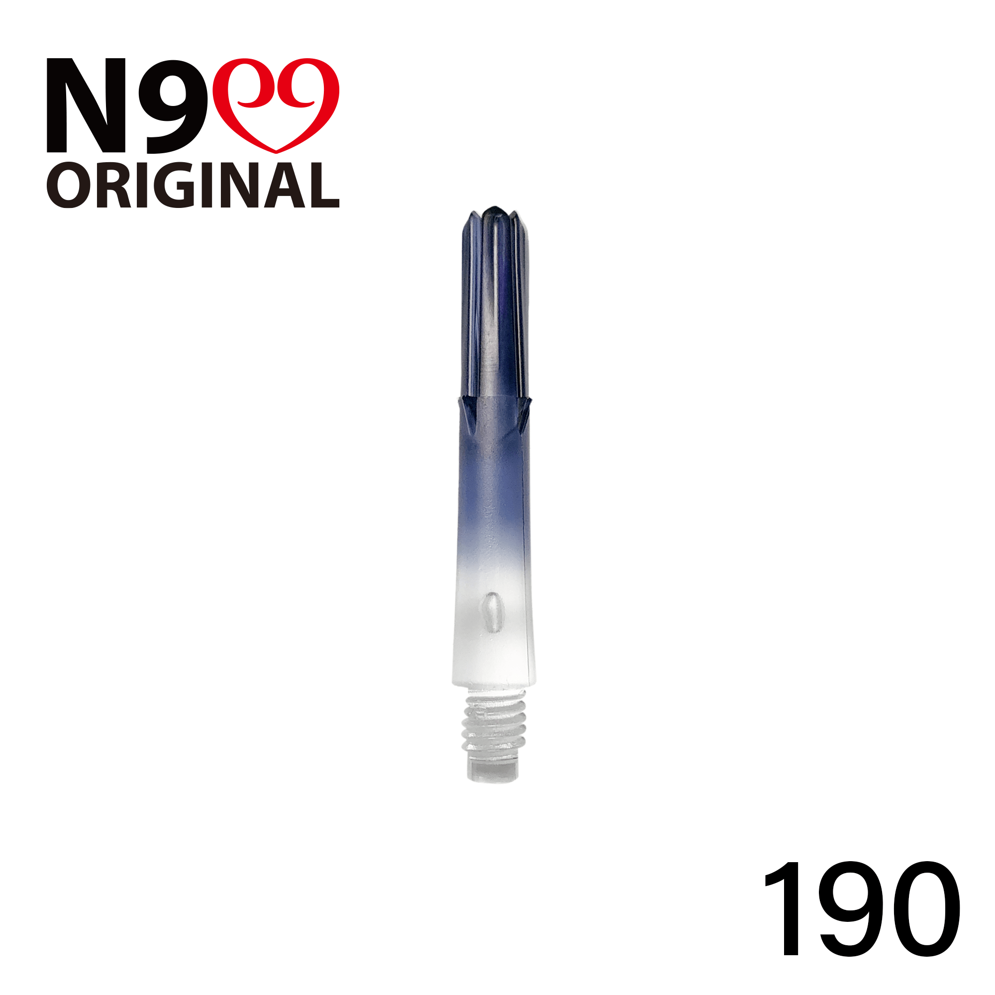 L-Shaft Locked Straight Shaft - Natural Nine - Cool Black - DreamDarts Online Dartshop