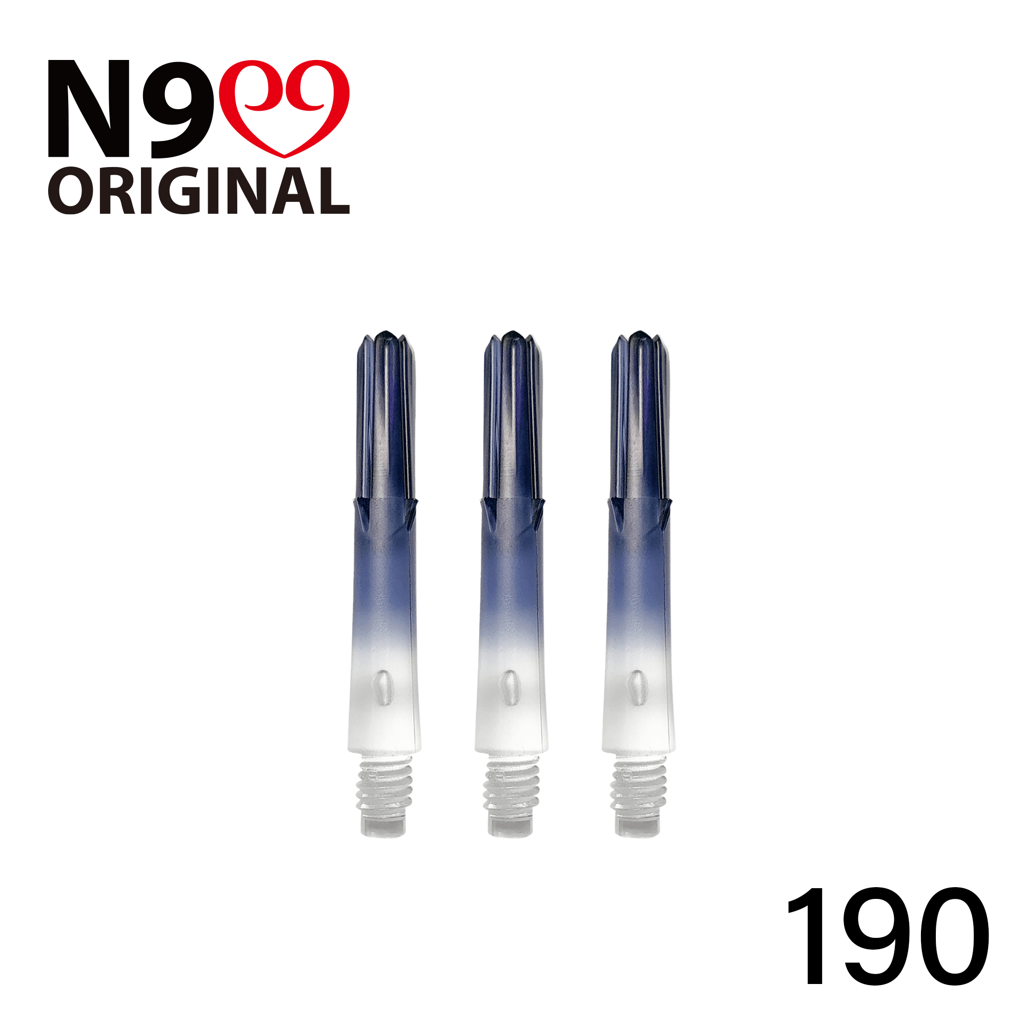 L-Shaft Locked Straight Shaft - Natural Nine - Cool Black - DreamDarts Online Dartshop