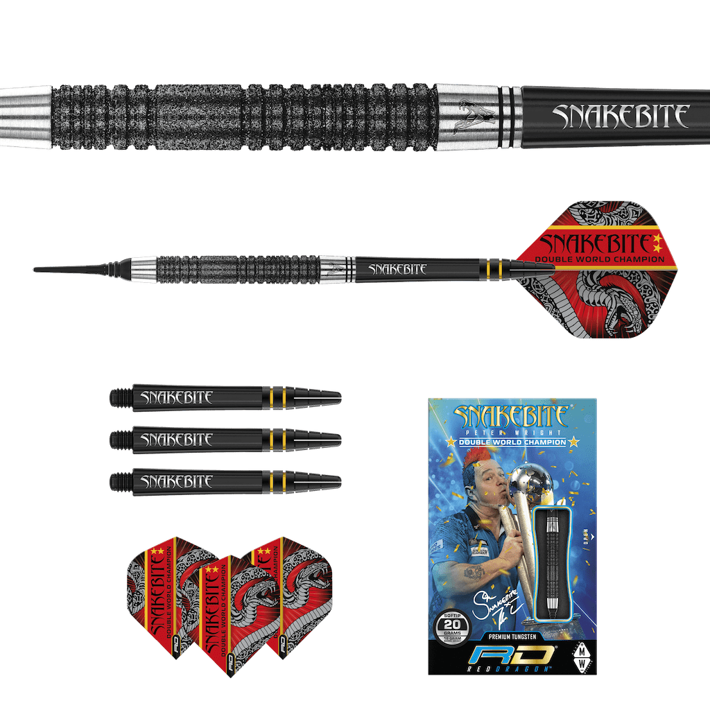 Peter Wright Snakebite Double World Champion Special Edition Softdarts - DreamDarts Dartshop