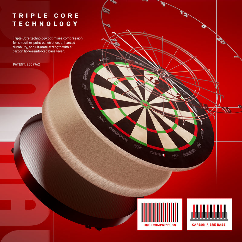 WINMAU Blade 6 Triple Core 360 Dartboard