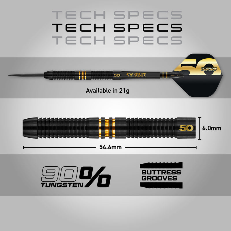 Peter Wright - 50 Years Player Edition Steeldarts