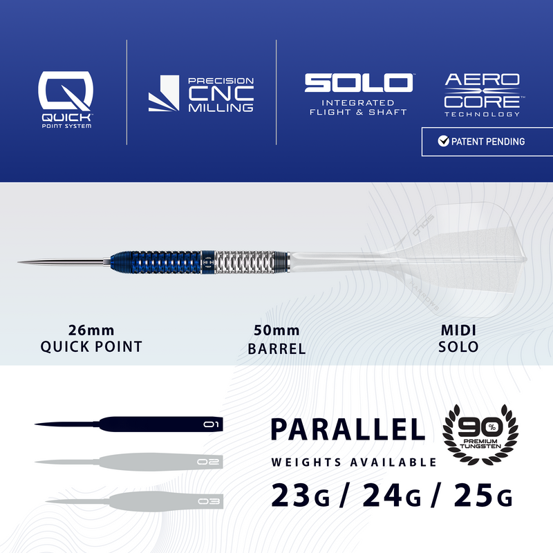 GEO Parallel 90% Steeldarts