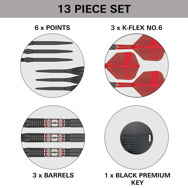 GABRIEL CLEMENS 95K STEEL TIP DARTS