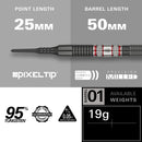 GABRIEL CLEMENS 95K SOFT TIP DARTS