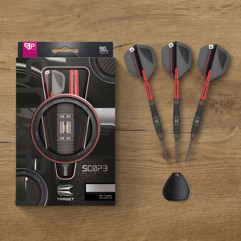 SCOPE 03 90% STEEL TIP DARTS
