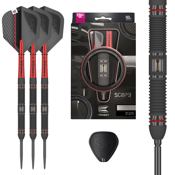 SCOPE 01 90% STEEL TIP DARTS