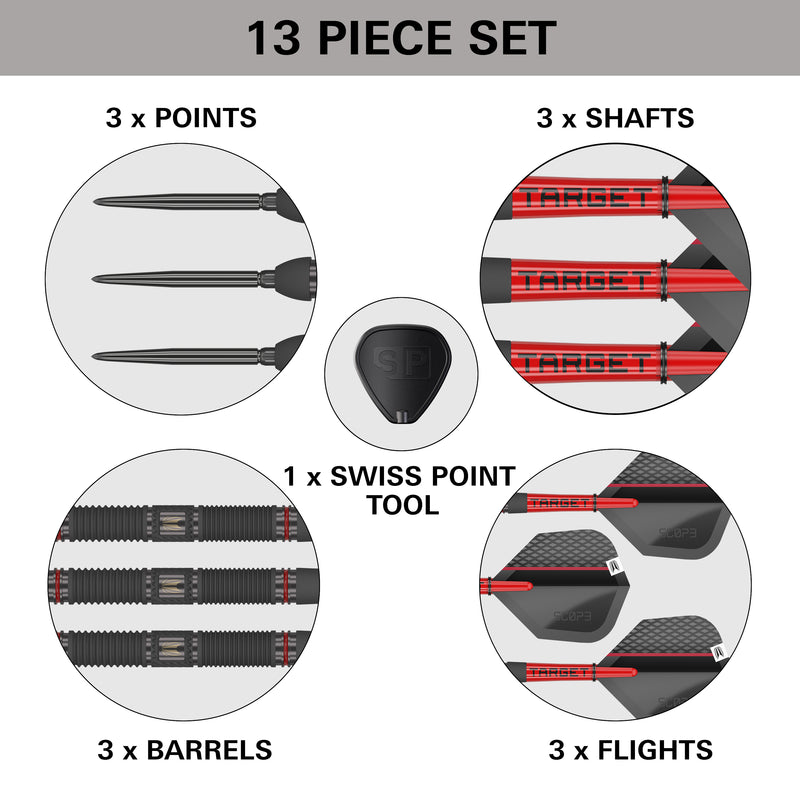 SCOPE 01 90% STEEL TIP DARTS