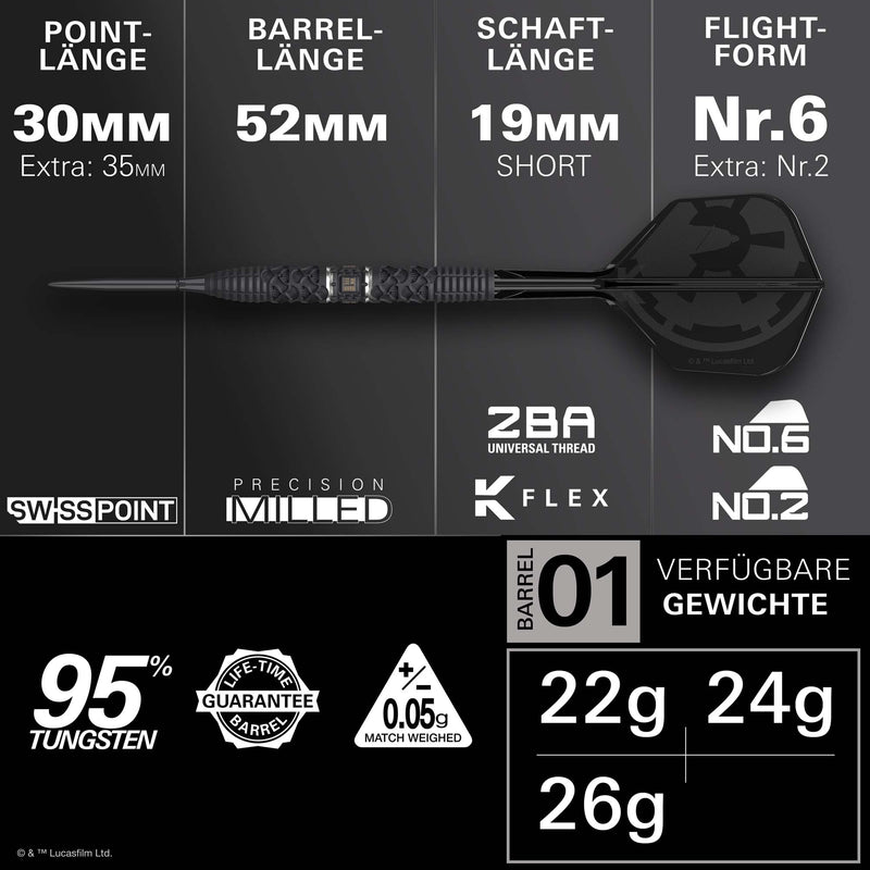 Darth Vader 95% Steeldarts