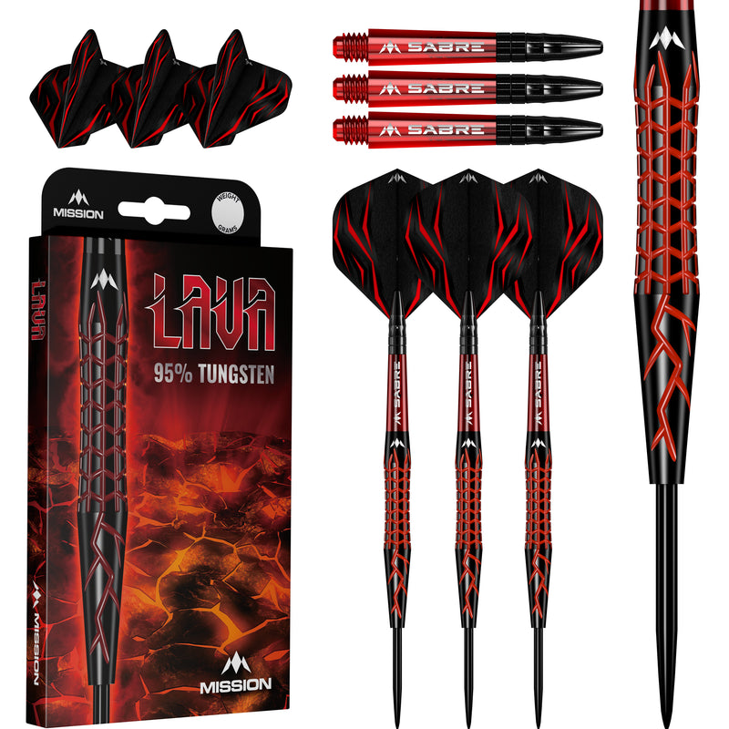 Mission Lava 95% Steeldarts