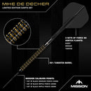 Mike de Decker Limited Edition 95% Steeldarts