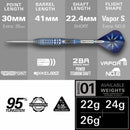 Phil Taylor Power Gx2 95 % Steeldarts