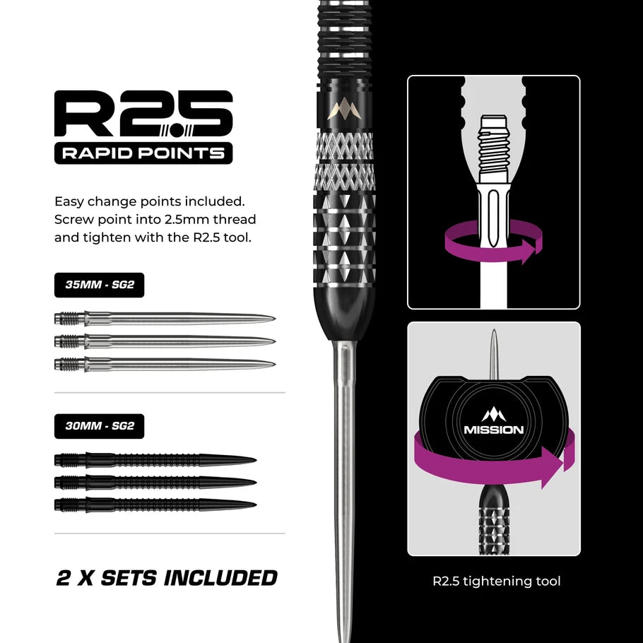 Mission Quantum R2.5 95% Steeldarts