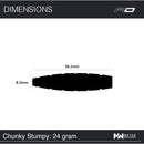 RED DRAGON Chunky Stumpy 24 Gramm 85% STEELDARTS Limited Edition