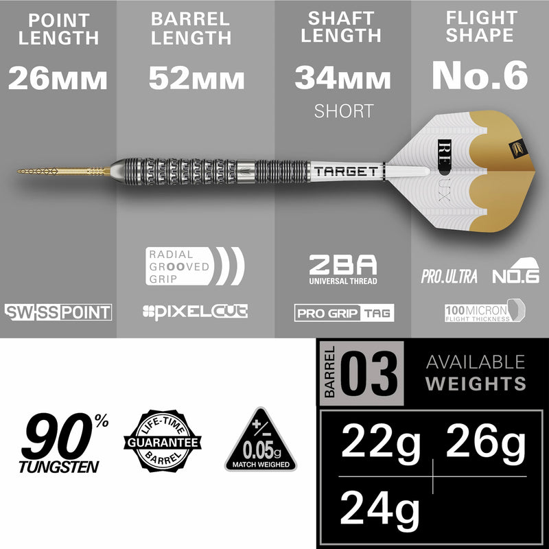 Target Redux 03 90 % Steeldarts