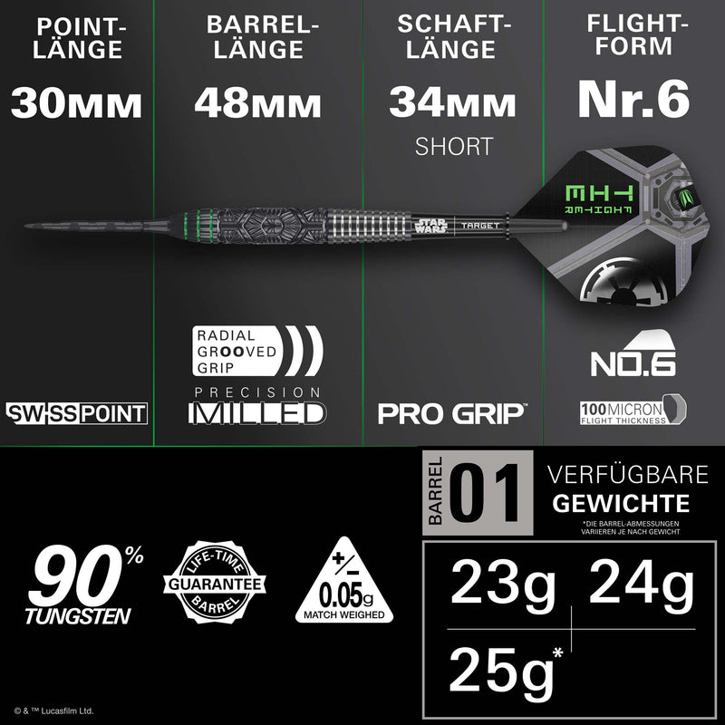 STAR WARS Tie Fighter 90% Steeldarts