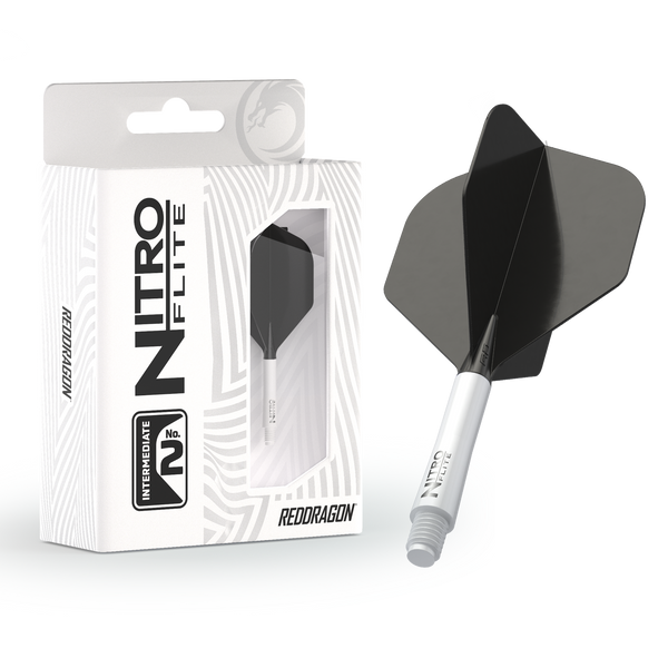 Red Dragon NITRO FLITE WHITE AND BLACK