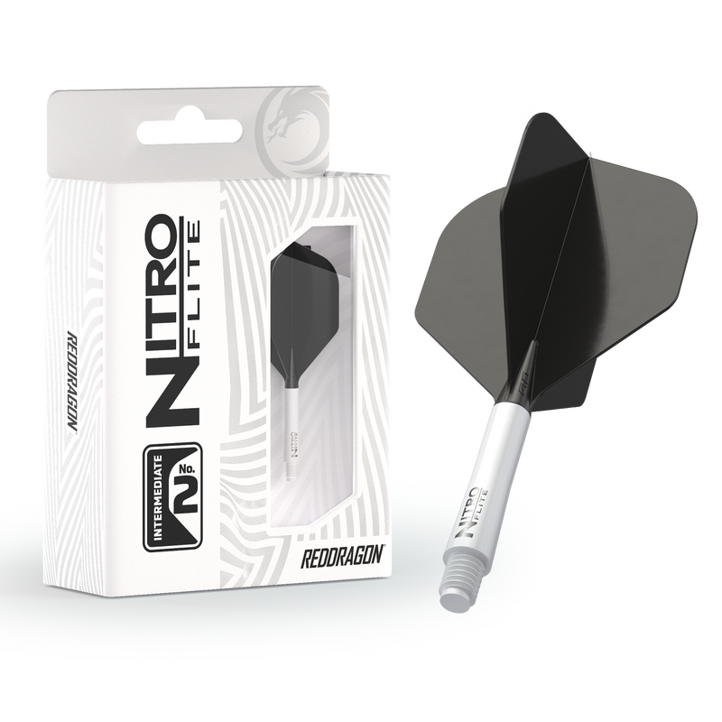 Red Dragon NITRO FLITE WHITE AND BLACK