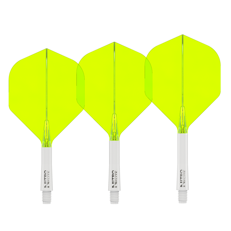 Red Dragon NITRO FLITE WHITE AND YELLOW