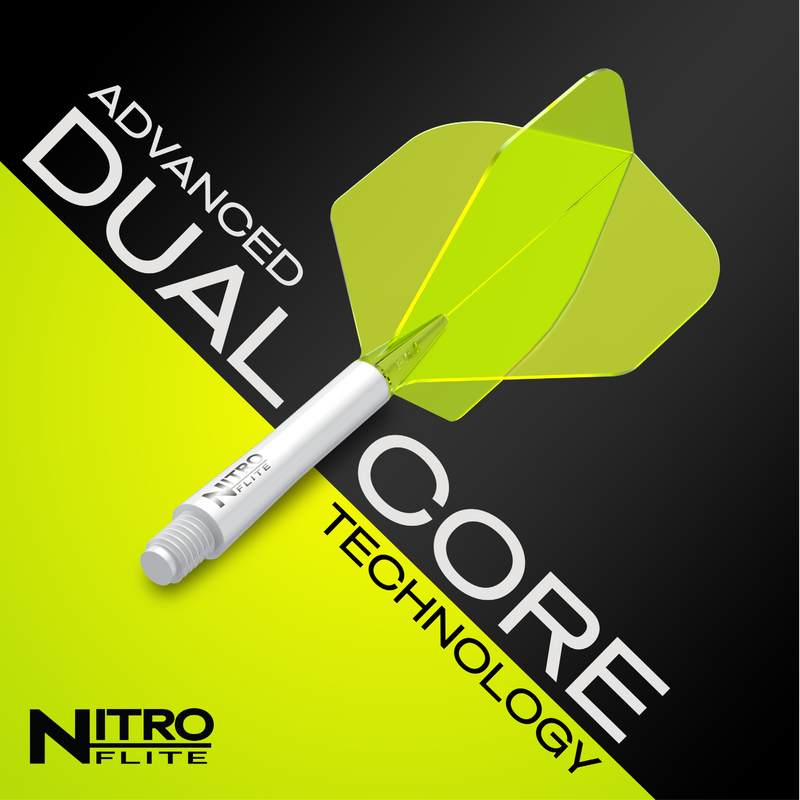 Red Dragon NITRO FLITE WHITE AND YELLOW