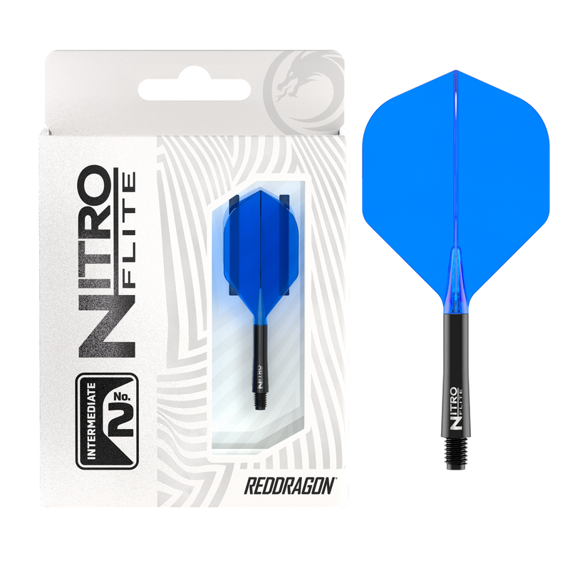 Red Dragon NITRO FLITE BLACK AND BLUE