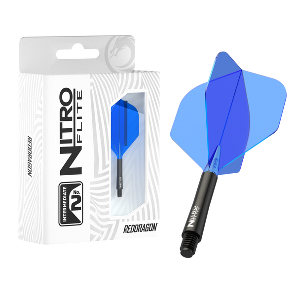 Red Dragon NITRO FLITE BLACK AND BLUE