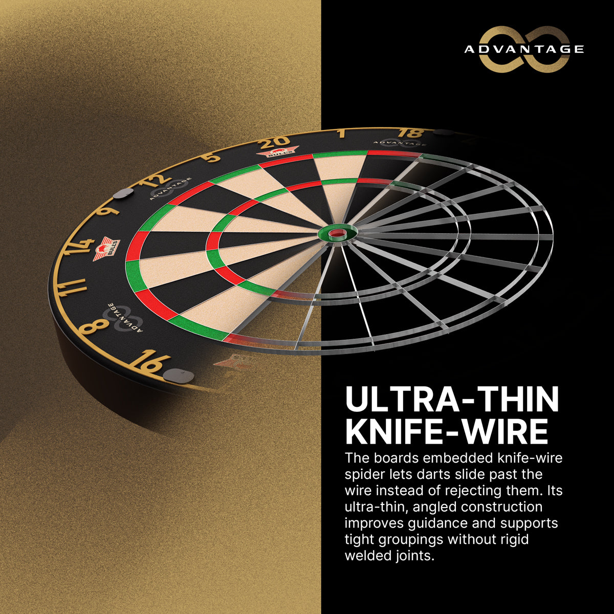 Bull's Advantage 8 Professional Dartboard - DreamDarts Dartshop