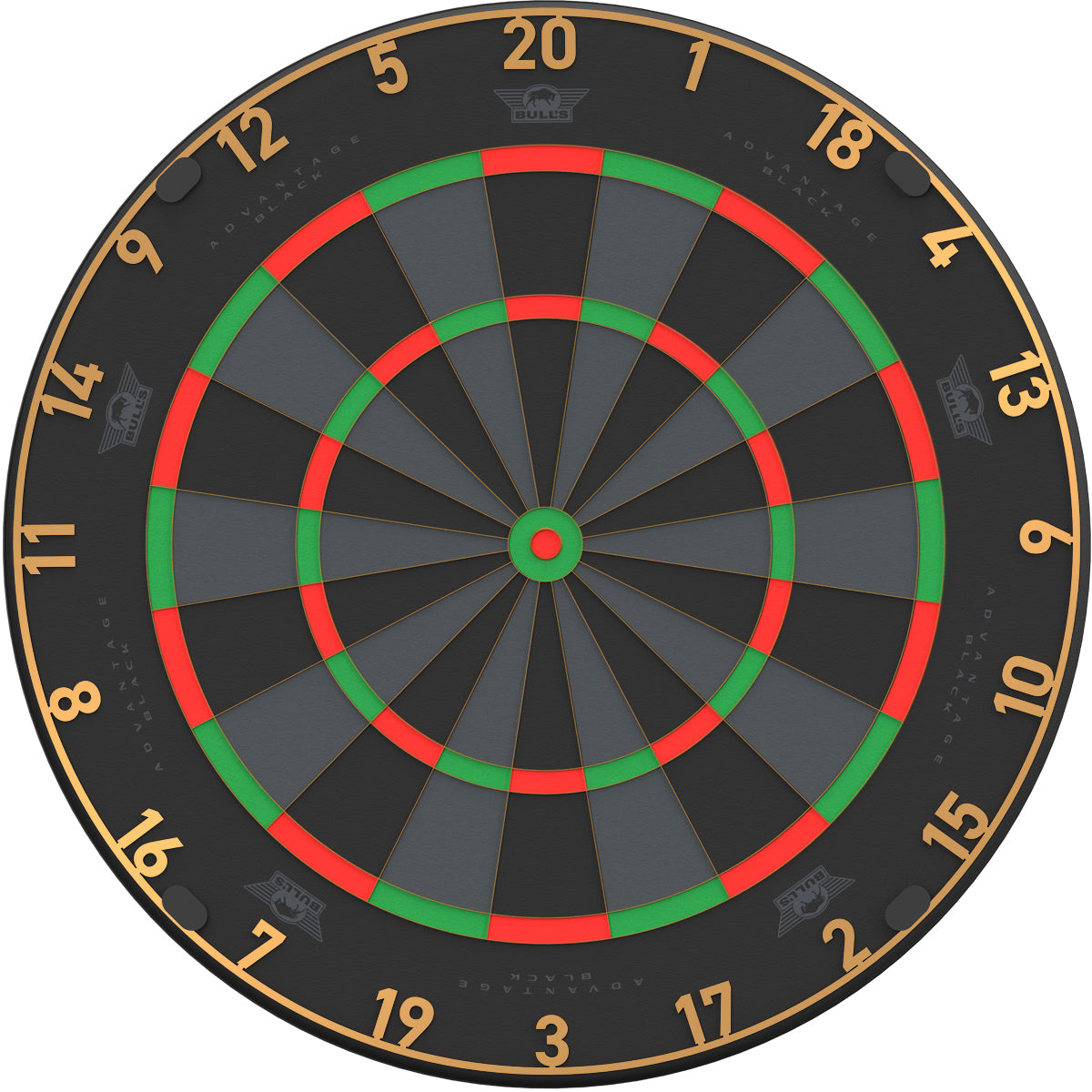 Bull's Advantage Black Professional Dartboard - DreamDarts Dartshop
