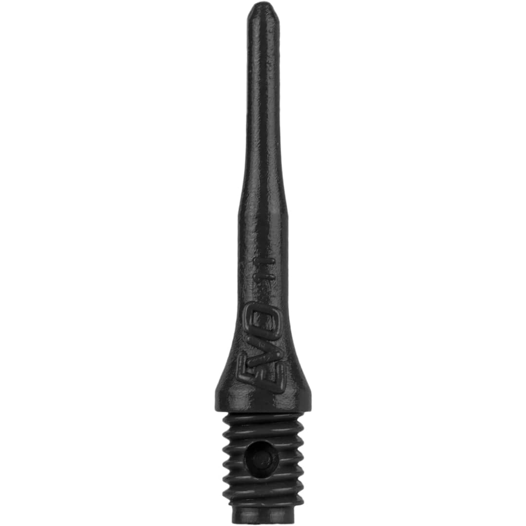 EVO LONG Soft Tip Points Schwarz - 100 Stück - 25mm - DreamDarts Dartshop