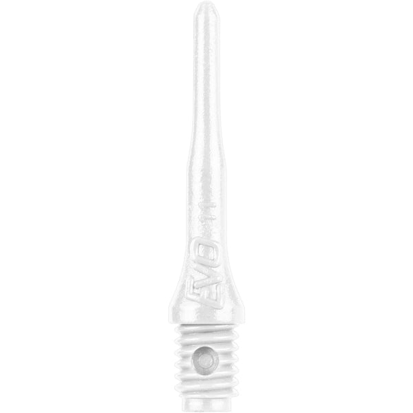 EVO LONG Soft Tip Points Weiß - 100 Stück - 25mm - DreamDarts Dartshop