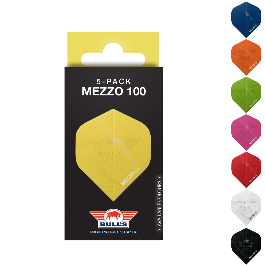 Bull's Mezzo 100 No.2 Flights - 5er Pack - DreamDarts Dartshop