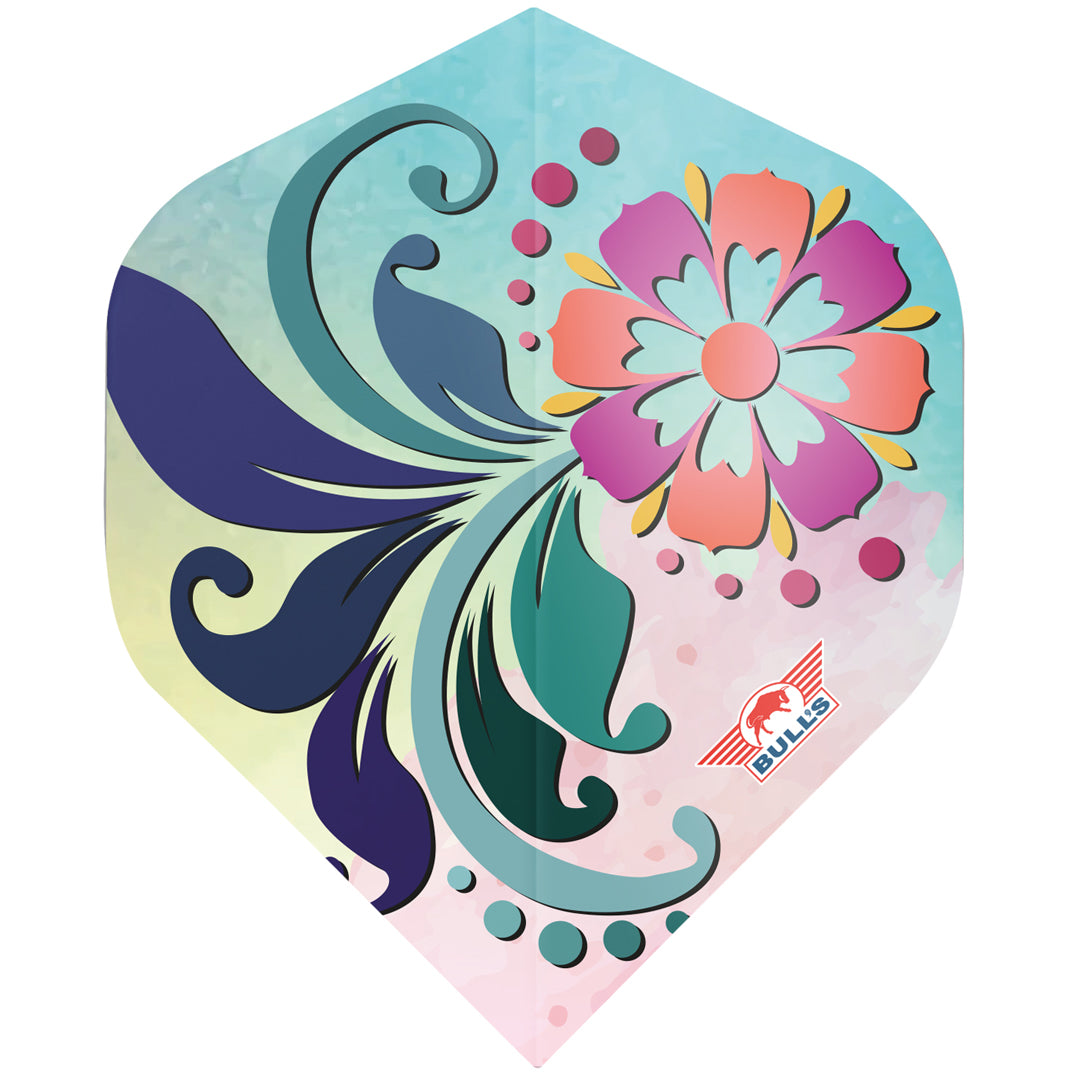 Bull's Powerflite Flora 1 Standard Flights - DreamDarts Dartshop