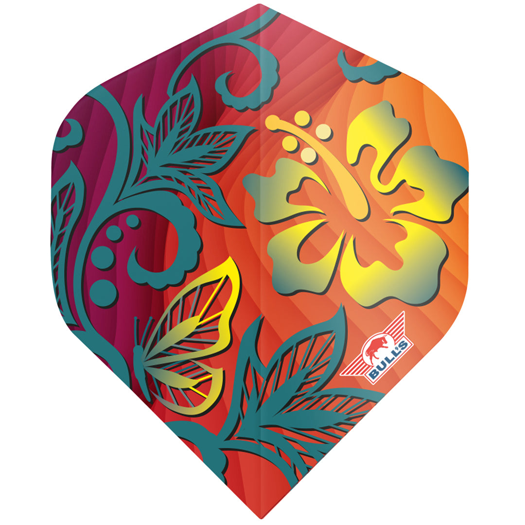 Bull's Powerflite Flora 3 Standard Flights - DreamDarts Dartshop